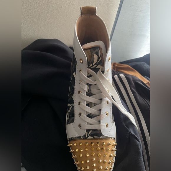 Authentic Christian Loubitin Mens Spike Sneaker
size EU 45/US 12 worn 4x - Picture 2 of 5